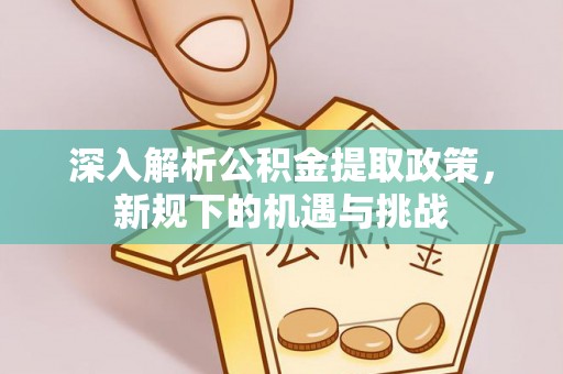 安平深入解析公积金提取政策，新规下的机遇与挑战