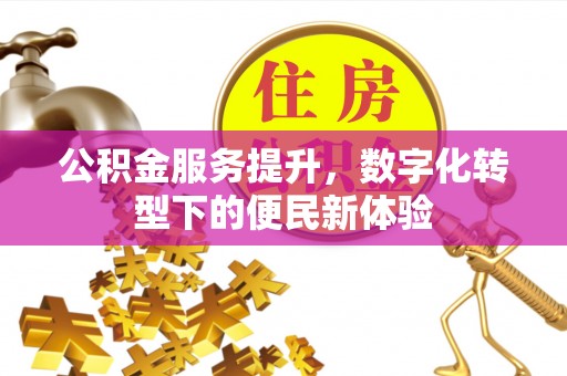 安平公积金服务提升，数字化转型下的便民新体验