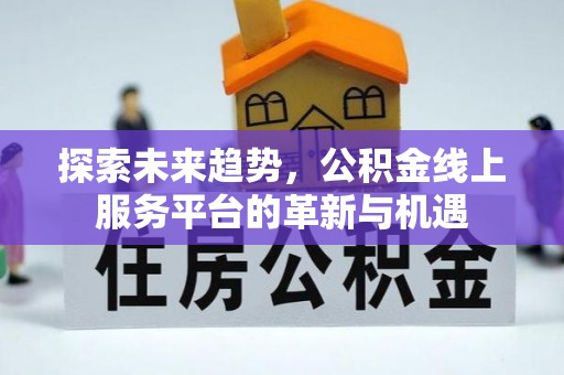 安平探索未来趋势，公积金线上服务平台的革新与机遇