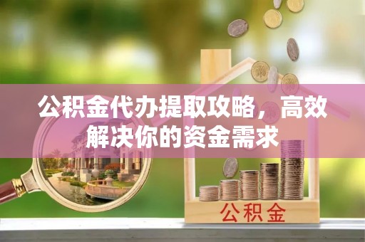 安平公积金代办提取攻略，高效解决你的资金需求