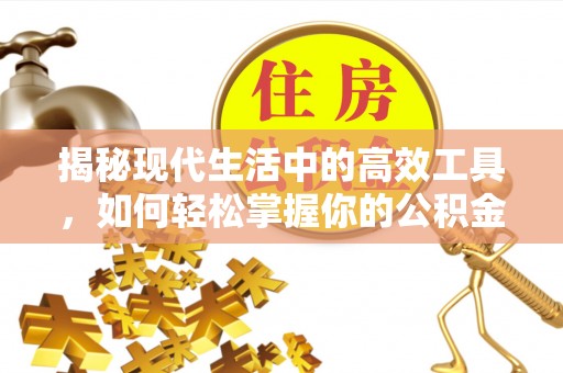 安平揭秘现代生活中的高效工具，如何轻松掌握你的公积金查询方式