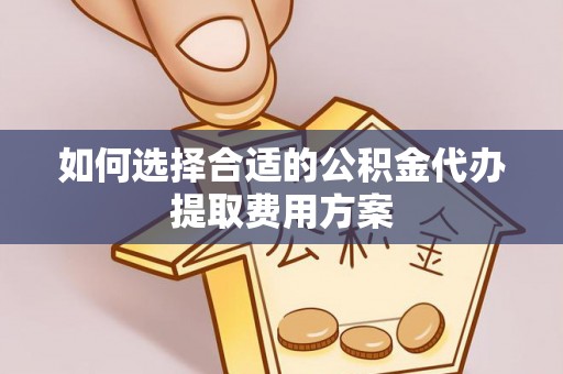 安平如何选择合适的公积金代办提取费用方案