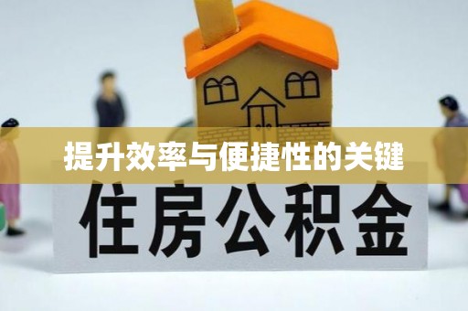 安平提升效率与便捷性的关键