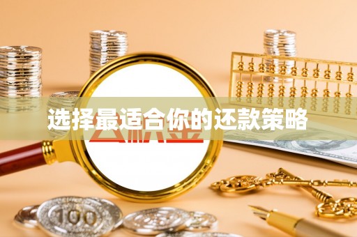 安平选择最适合你的还款策略