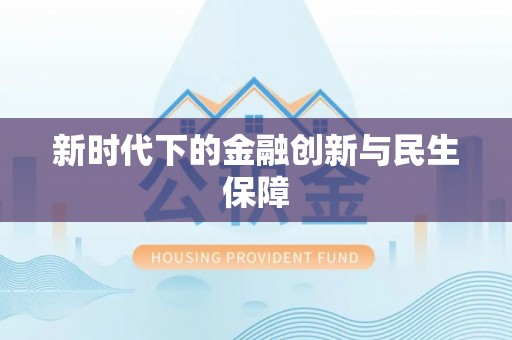 安平新时代下的金融创新与民生保障